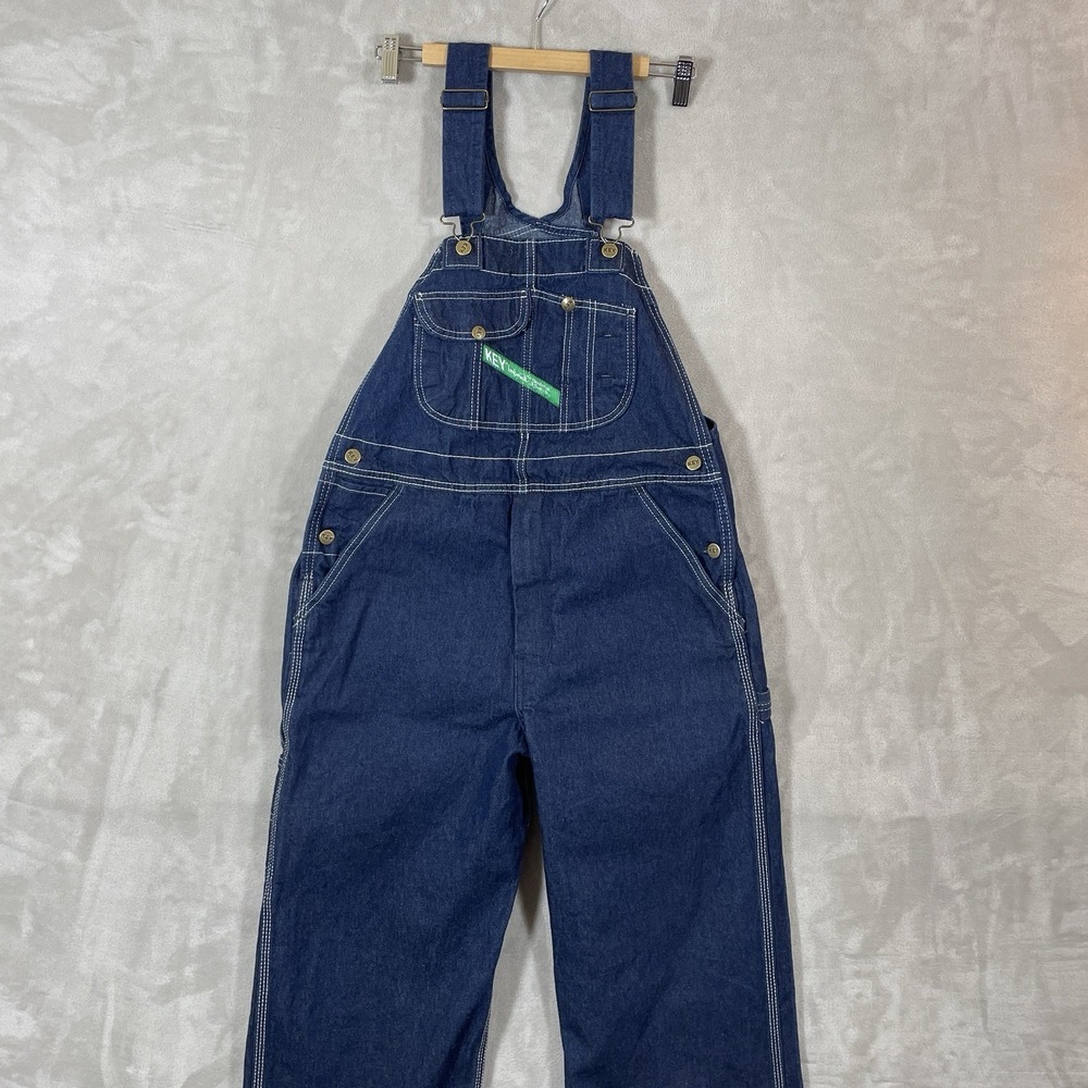 Key Imperial Overalls Bibs Mens 34x29 Dark Blue Farmer Western
